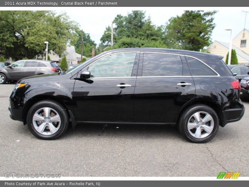 Crystal Black Pearl / Parchment 2011 Acura MDX Technology