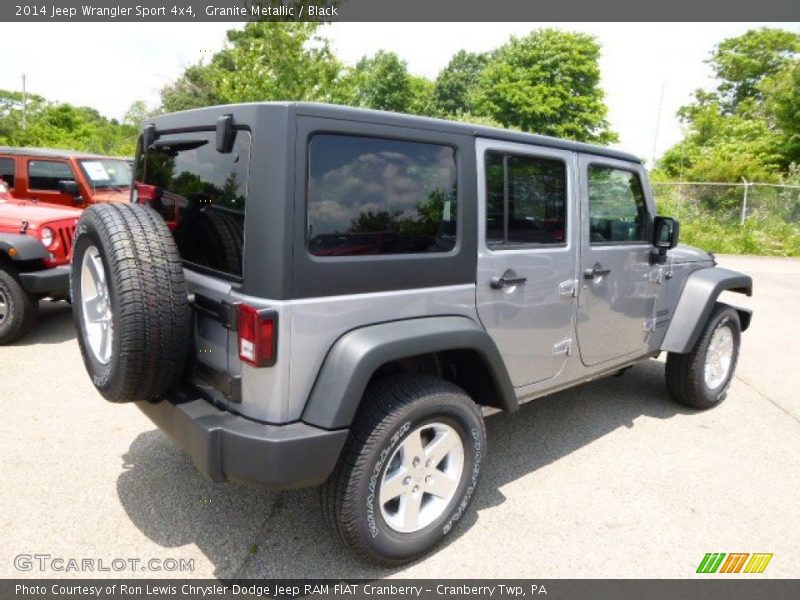 Granite Metallic / Black 2014 Jeep Wrangler Sport 4x4