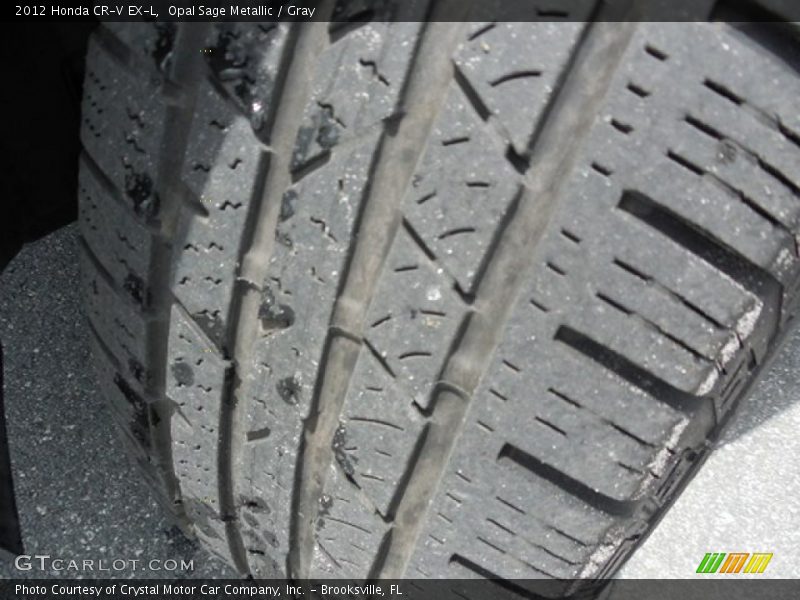 Opal Sage Metallic / Gray 2012 Honda CR-V EX-L