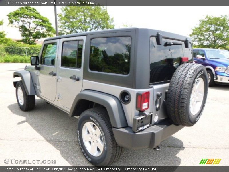 Granite Metallic / Black 2014 Jeep Wrangler Sport 4x4