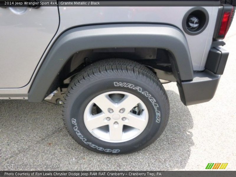 Granite Metallic / Black 2014 Jeep Wrangler Sport 4x4