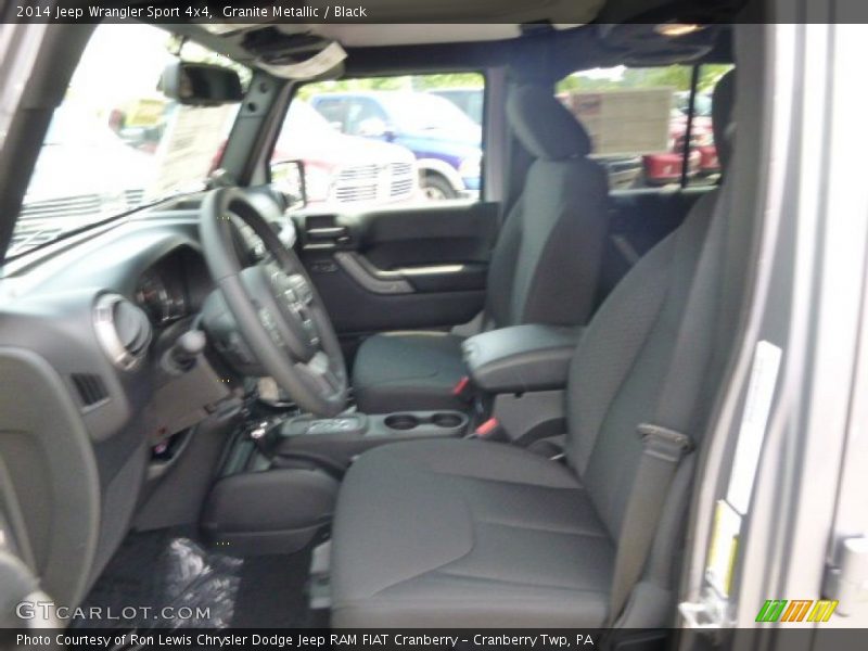 Granite Metallic / Black 2014 Jeep Wrangler Sport 4x4
