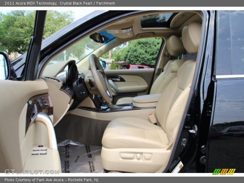 Crystal Black Pearl / Parchment 2011 Acura MDX Technology