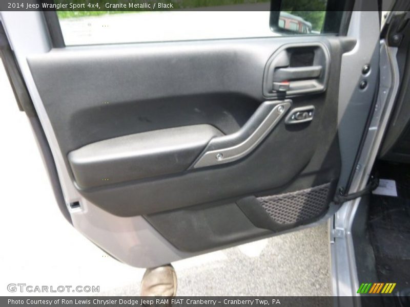Granite Metallic / Black 2014 Jeep Wrangler Sport 4x4