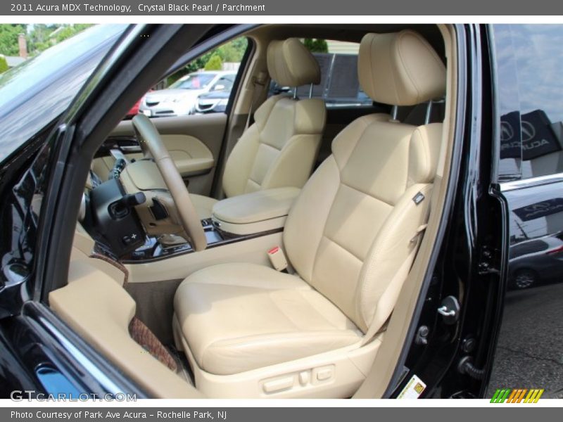 Crystal Black Pearl / Parchment 2011 Acura MDX Technology