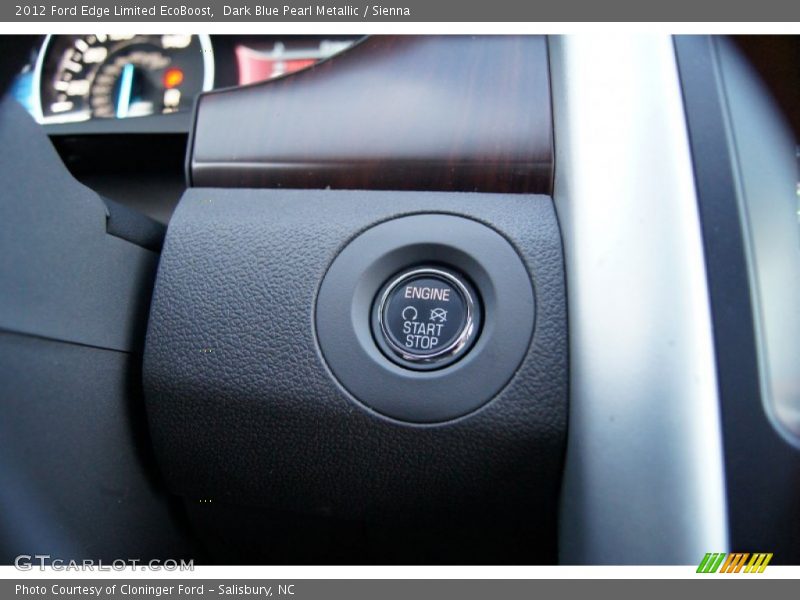 Dark Blue Pearl Metallic / Sienna 2012 Ford Edge Limited EcoBoost