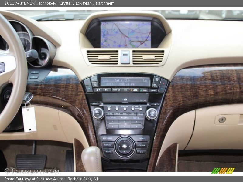 Crystal Black Pearl / Parchment 2011 Acura MDX Technology