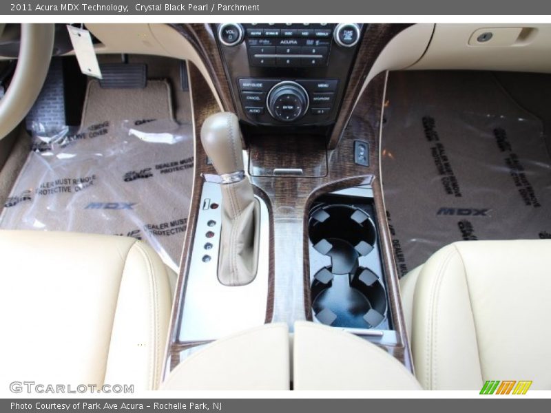 Crystal Black Pearl / Parchment 2011 Acura MDX Technology