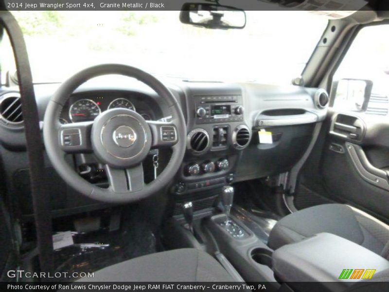 Granite Metallic / Black 2014 Jeep Wrangler Sport 4x4