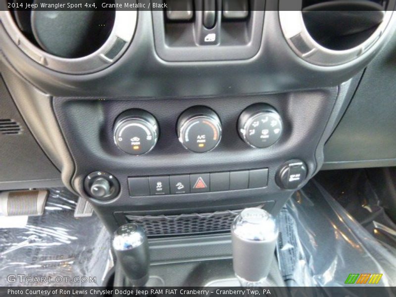 Granite Metallic / Black 2014 Jeep Wrangler Sport 4x4