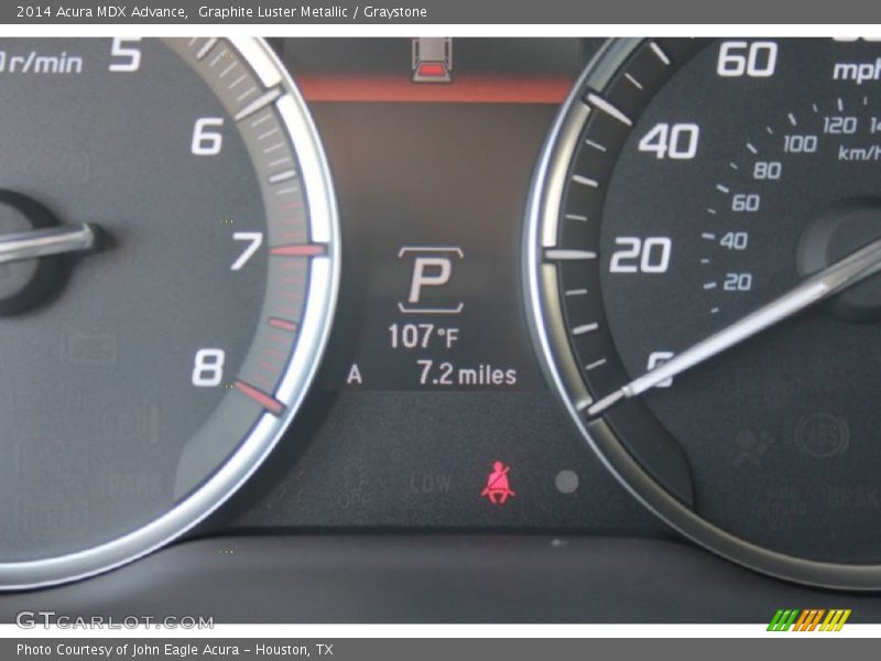 Graphite Luster Metallic / Graystone 2014 Acura MDX Advance