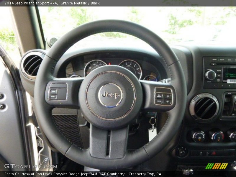 Granite Metallic / Black 2014 Jeep Wrangler Sport 4x4