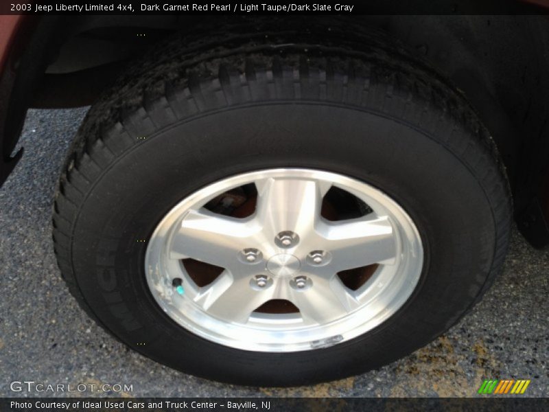 Dark Garnet Red Pearl / Light Taupe/Dark Slate Gray 2003 Jeep Liberty Limited 4x4