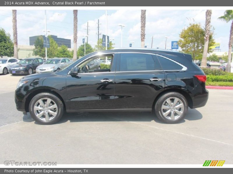 Crystal Black Pearl / Parchment 2014 Acura MDX Advance