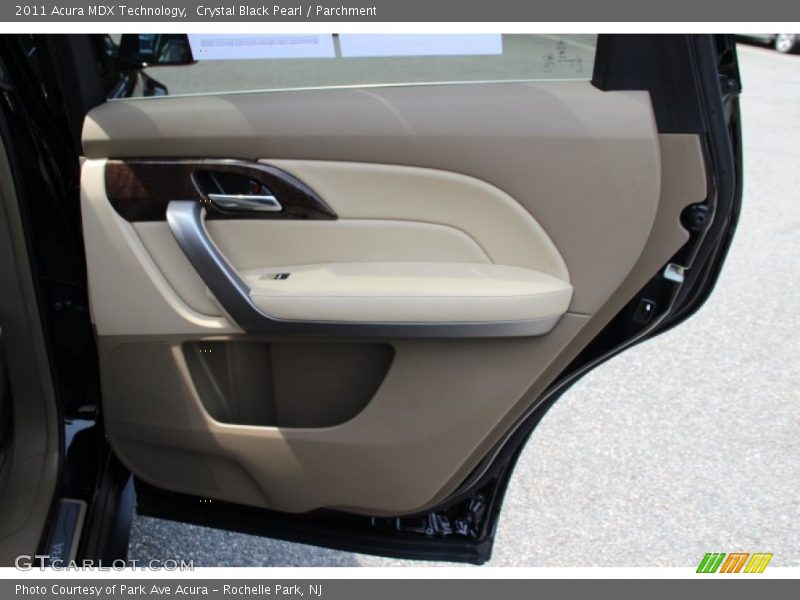 Crystal Black Pearl / Parchment 2011 Acura MDX Technology