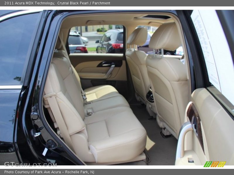 Crystal Black Pearl / Parchment 2011 Acura MDX Technology