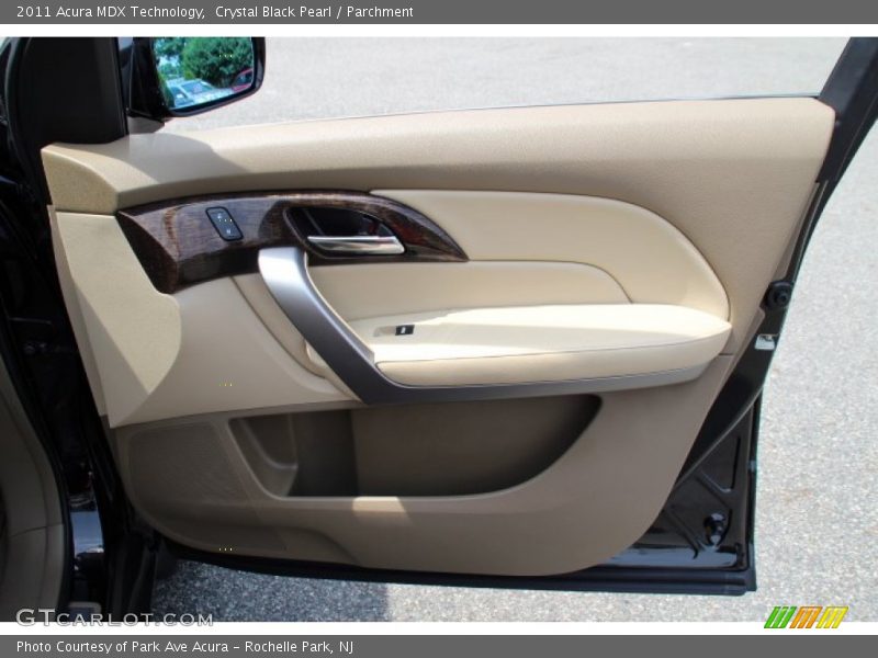 Crystal Black Pearl / Parchment 2011 Acura MDX Technology