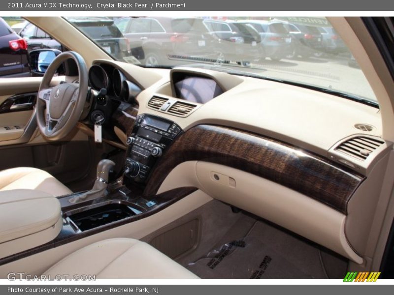 Crystal Black Pearl / Parchment 2011 Acura MDX Technology