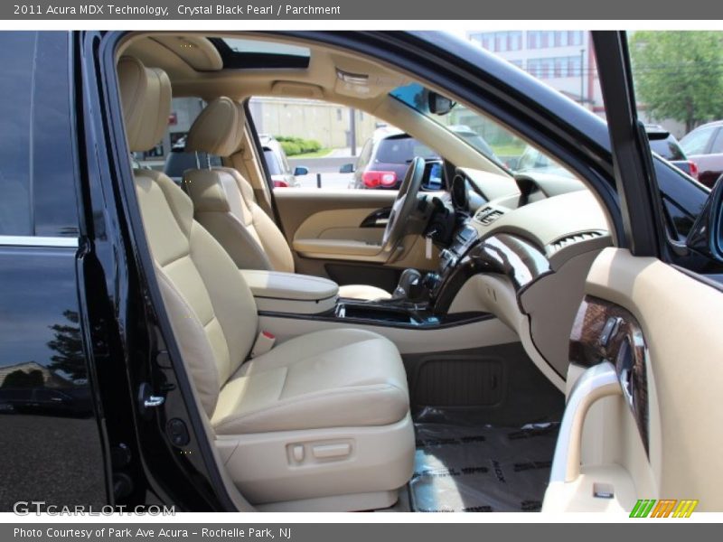 Crystal Black Pearl / Parchment 2011 Acura MDX Technology