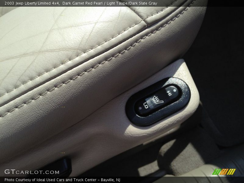 Dark Garnet Red Pearl / Light Taupe/Dark Slate Gray 2003 Jeep Liberty Limited 4x4