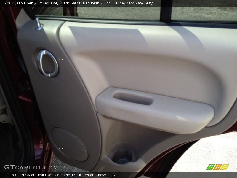 Dark Garnet Red Pearl / Light Taupe/Dark Slate Gray 2003 Jeep Liberty Limited 4x4