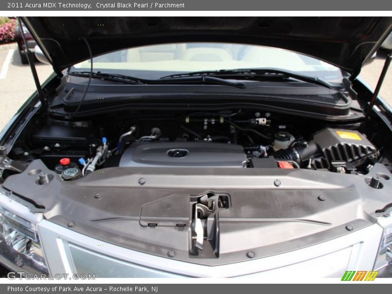 Crystal Black Pearl / Parchment 2011 Acura MDX Technology