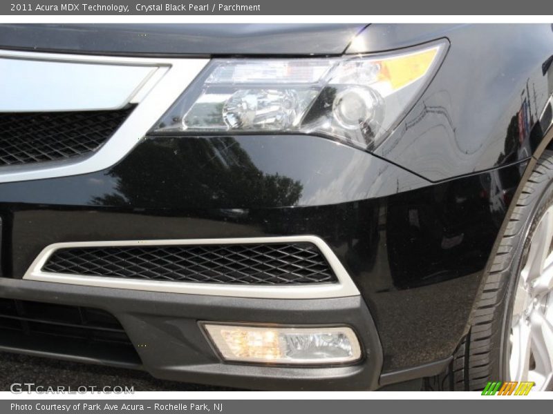 Crystal Black Pearl / Parchment 2011 Acura MDX Technology
