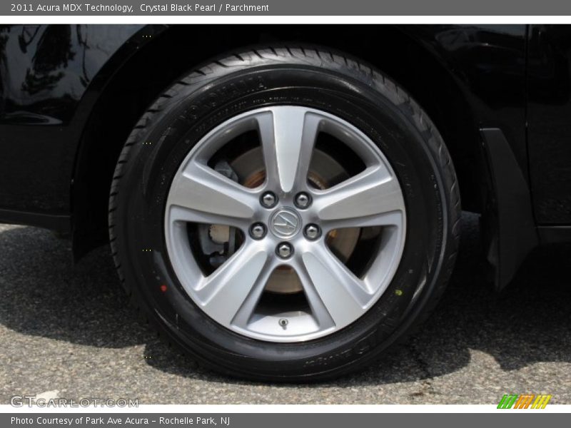 Crystal Black Pearl / Parchment 2011 Acura MDX Technology