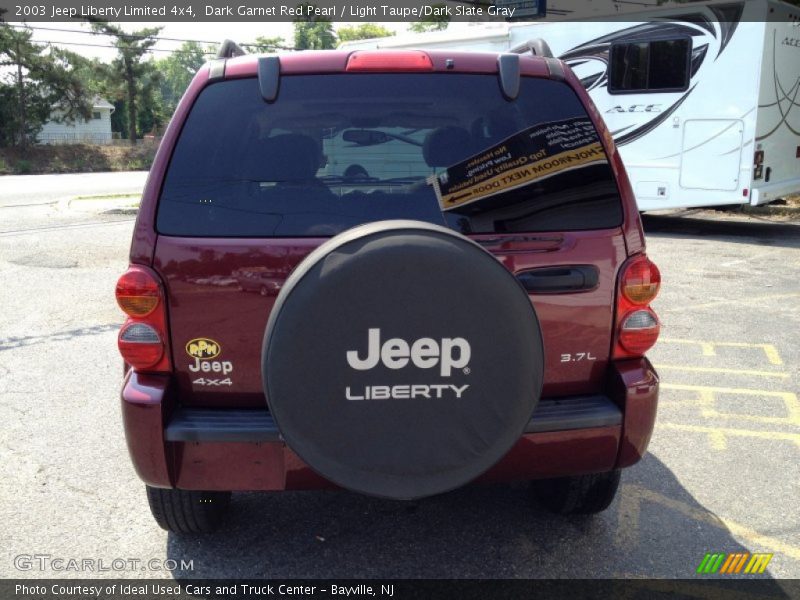 Dark Garnet Red Pearl / Light Taupe/Dark Slate Gray 2003 Jeep Liberty Limited 4x4