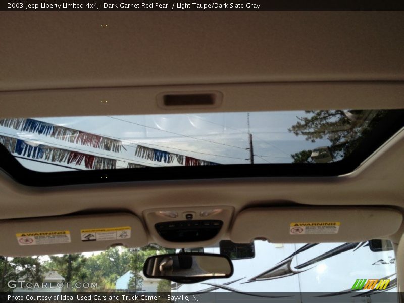 Dark Garnet Red Pearl / Light Taupe/Dark Slate Gray 2003 Jeep Liberty Limited 4x4