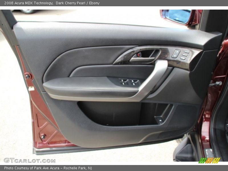 Dark Cherry Pearl / Ebony 2008 Acura MDX Technology