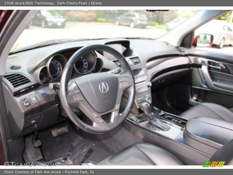Dark Cherry Pearl / Ebony 2008 Acura MDX Technology