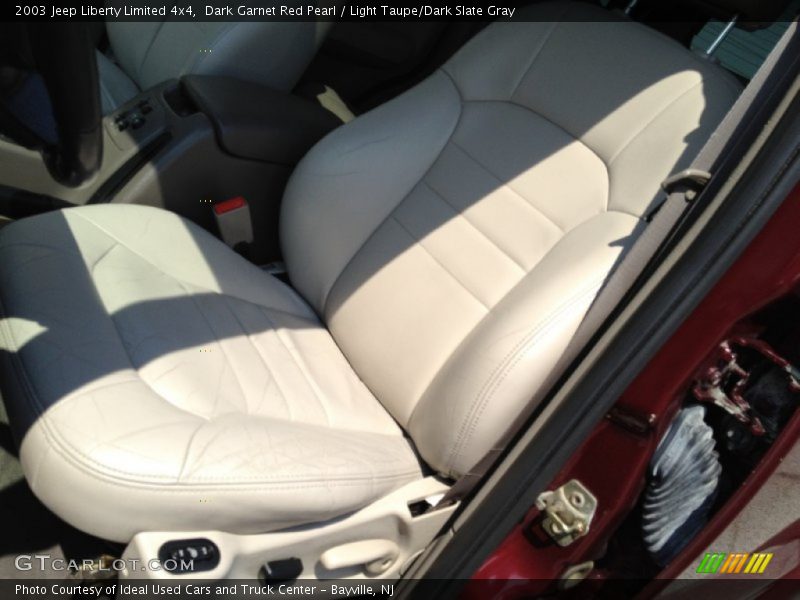 Dark Garnet Red Pearl / Light Taupe/Dark Slate Gray 2003 Jeep Liberty Limited 4x4