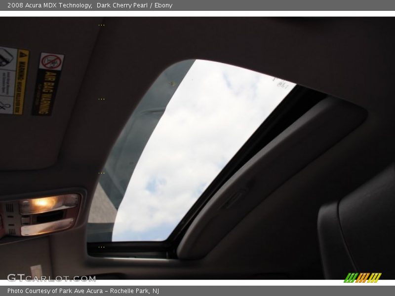 Dark Cherry Pearl / Ebony 2008 Acura MDX Technology