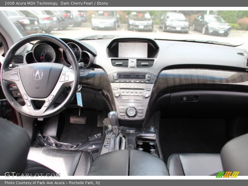 Dark Cherry Pearl / Ebony 2008 Acura MDX Technology