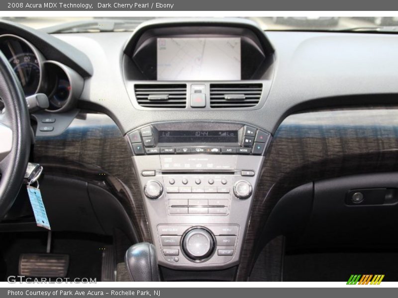 Dark Cherry Pearl / Ebony 2008 Acura MDX Technology