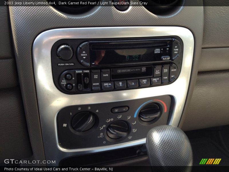 Dark Garnet Red Pearl / Light Taupe/Dark Slate Gray 2003 Jeep Liberty Limited 4x4