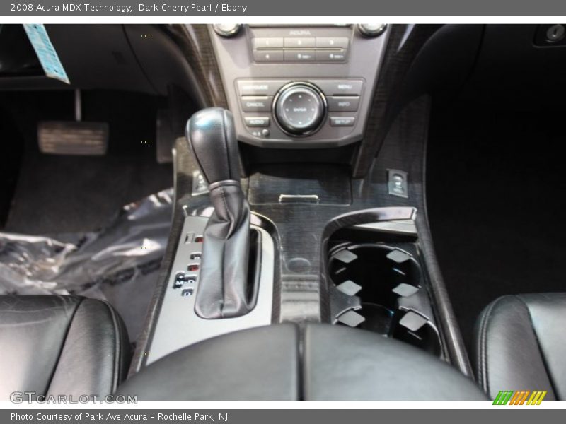 Dark Cherry Pearl / Ebony 2008 Acura MDX Technology