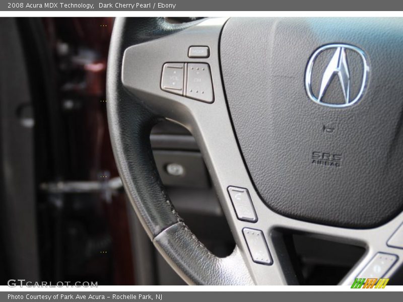 Dark Cherry Pearl / Ebony 2008 Acura MDX Technology