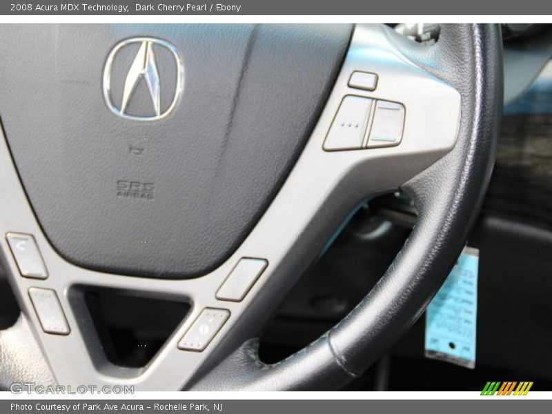 Dark Cherry Pearl / Ebony 2008 Acura MDX Technology