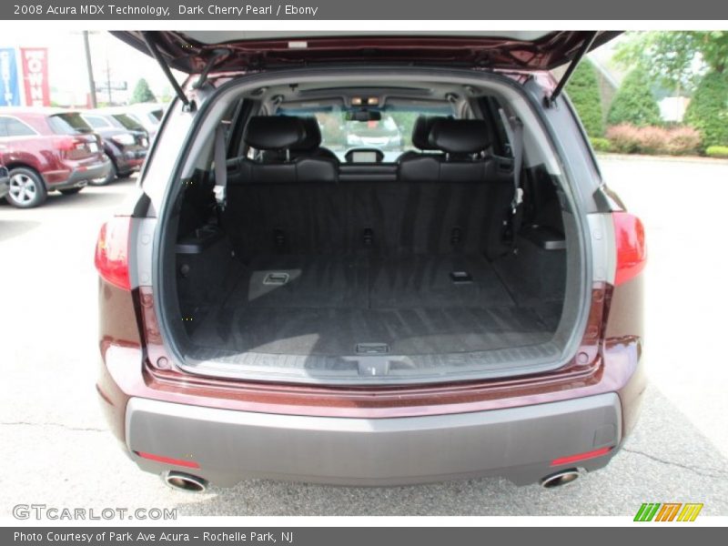 Dark Cherry Pearl / Ebony 2008 Acura MDX Technology