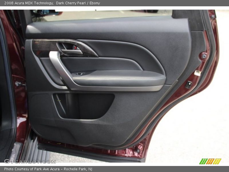 Dark Cherry Pearl / Ebony 2008 Acura MDX Technology