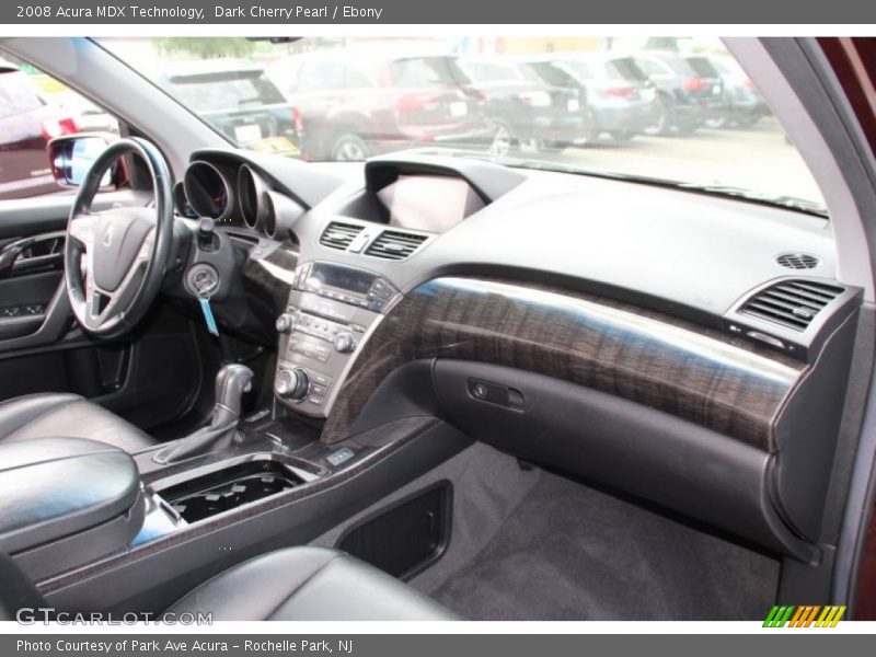 Dark Cherry Pearl / Ebony 2008 Acura MDX Technology