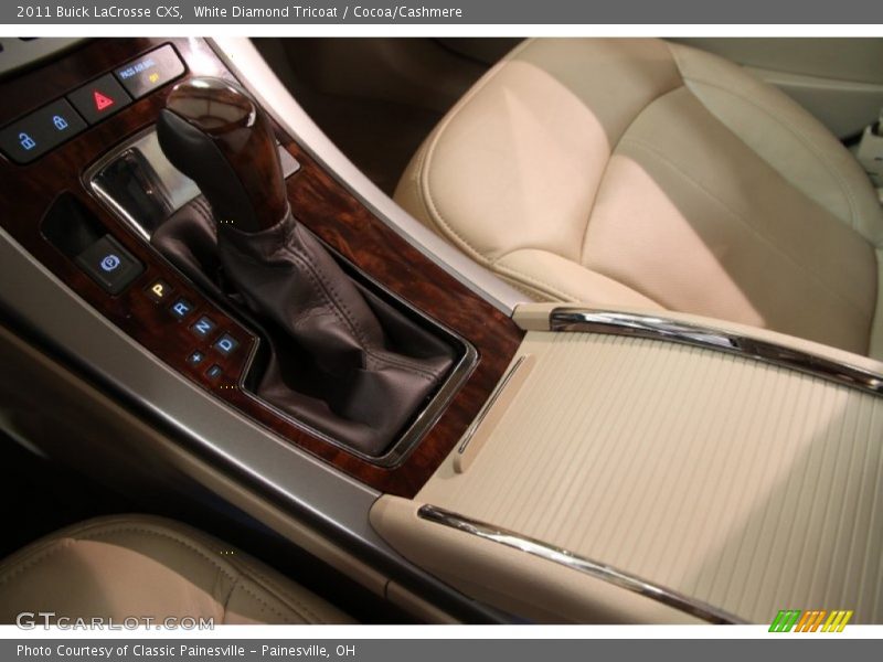 White Diamond Tricoat / Cocoa/Cashmere 2011 Buick LaCrosse CXS