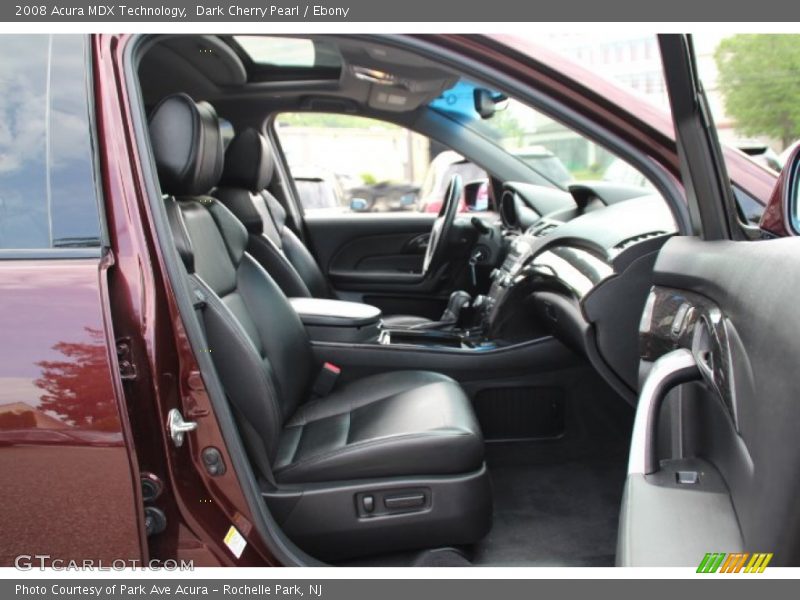 Dark Cherry Pearl / Ebony 2008 Acura MDX Technology