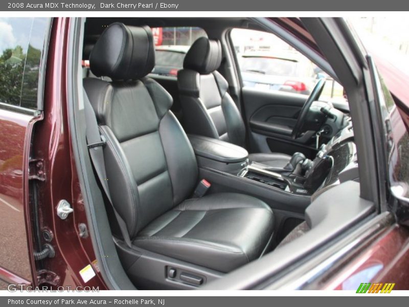 Dark Cherry Pearl / Ebony 2008 Acura MDX Technology