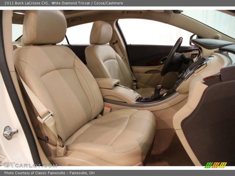 White Diamond Tricoat / Cocoa/Cashmere 2011 Buick LaCrosse CXS