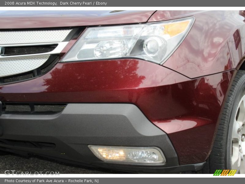 Dark Cherry Pearl / Ebony 2008 Acura MDX Technology