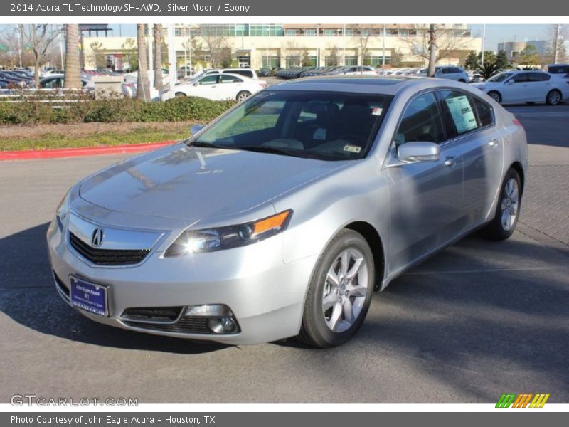 Silver Moon / Ebony 2014 Acura TL Technology SH-AWD