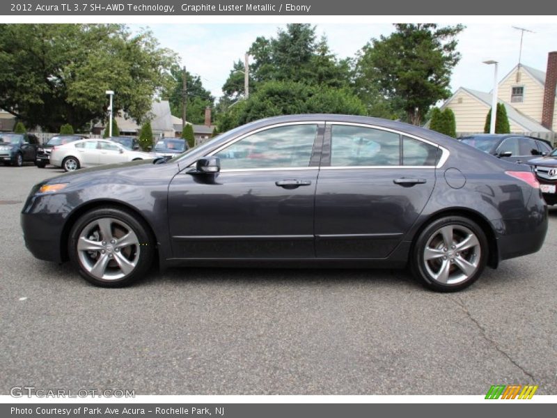 Graphite Luster Metallic / Ebony 2012 Acura TL 3.7 SH-AWD Technology